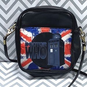 Dr. Who Tardis Jack Flag  Crossbody Sling Bag